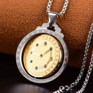 Esoteric North Star Seven-Star Pendant: Ritual-Infused Cosmic Protection Amulet